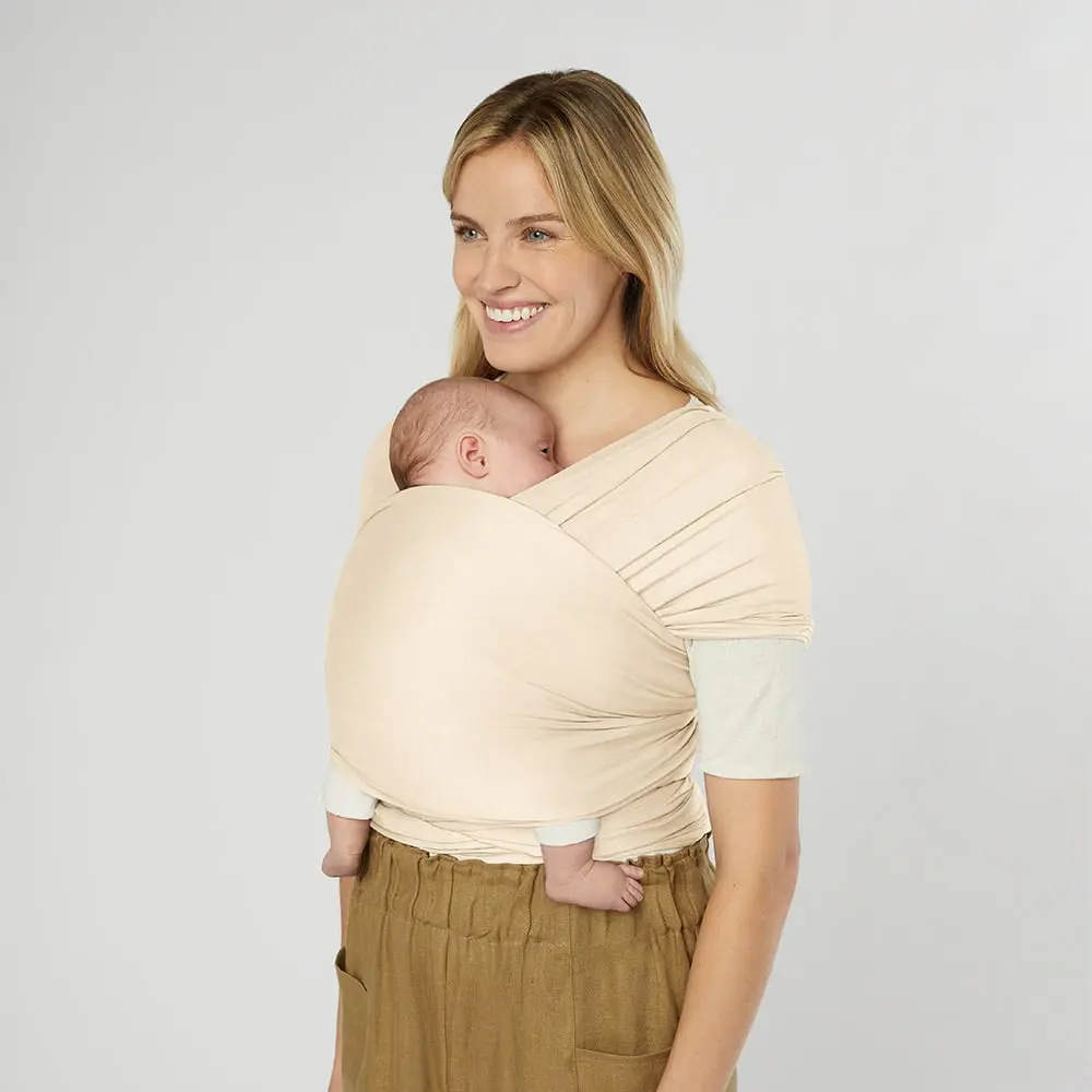 Ergobaby Aura Wrap Knit Bæresjal, beige
