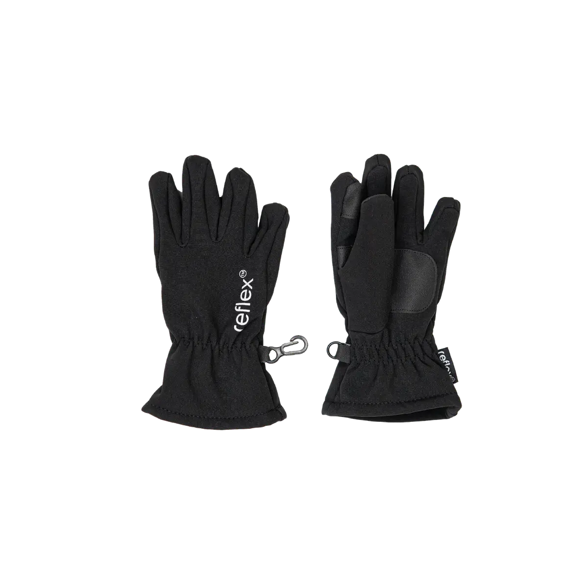 Vik softshellhansker, black