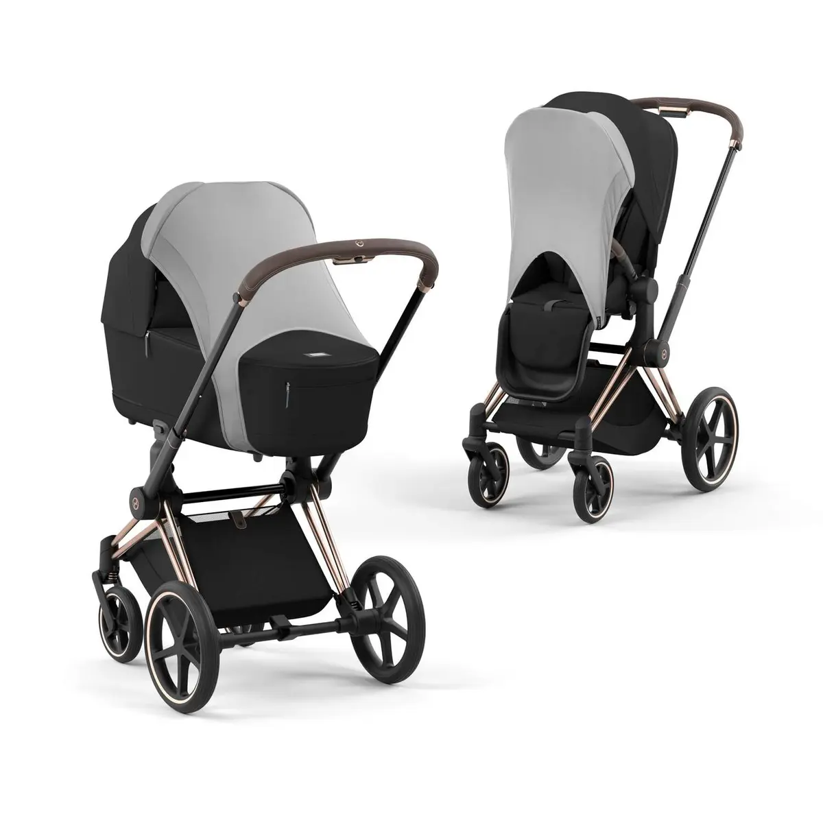 Cybex Platinum solbeskyttelse – UPF 50+, lightgrey