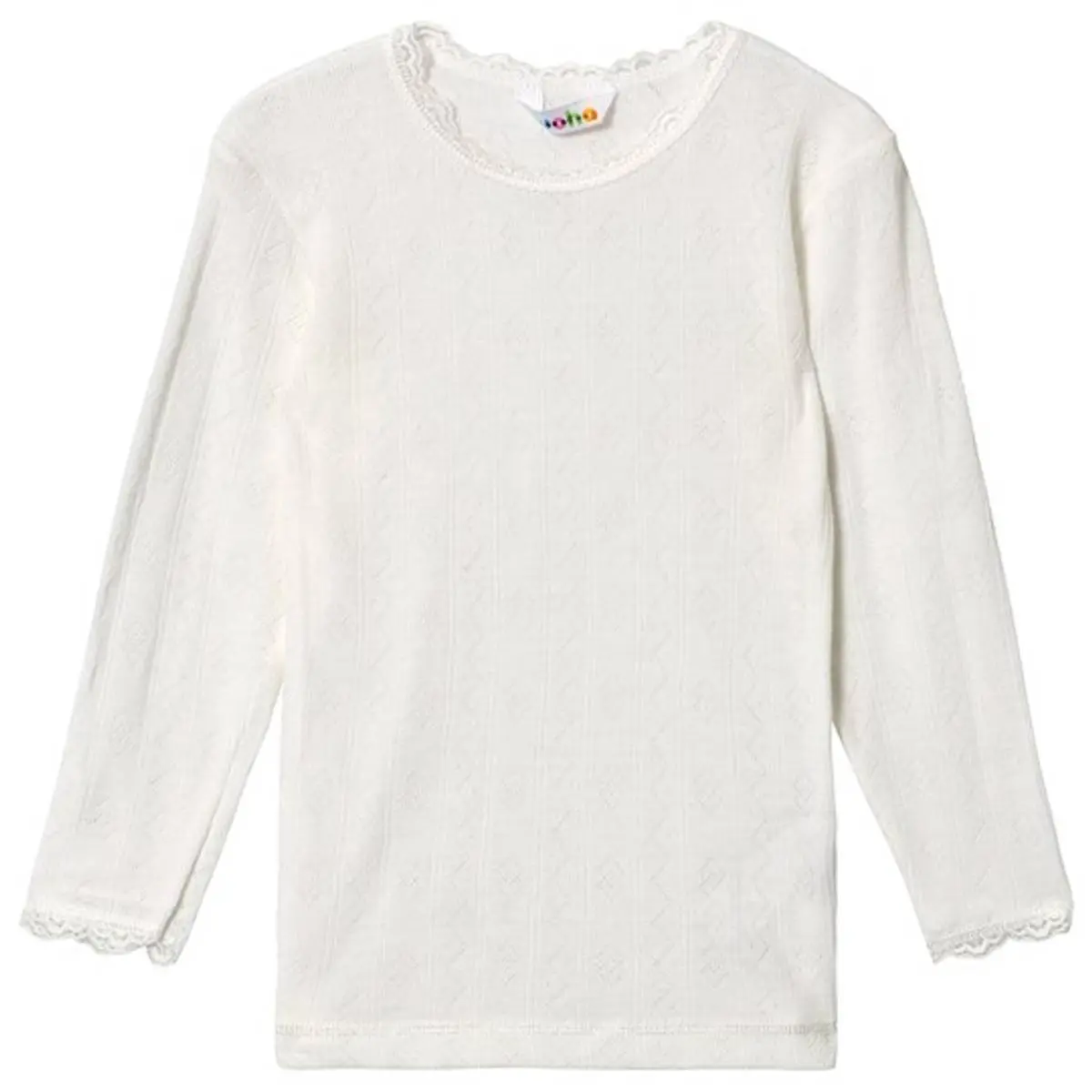 Joha ull/silke genser, offwhite