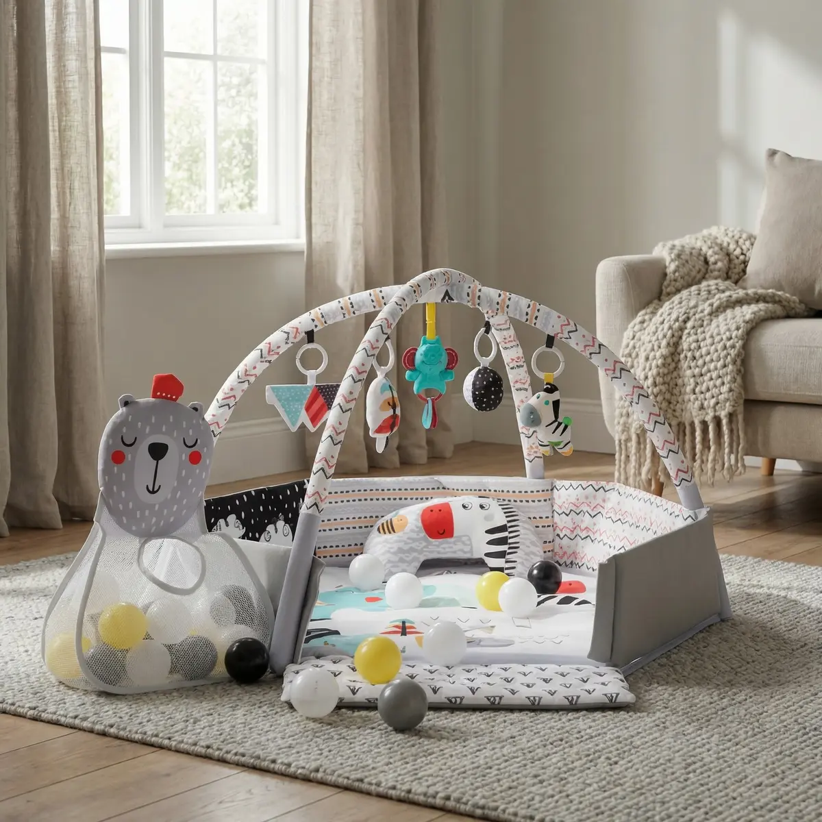Babygym med baller, mulit