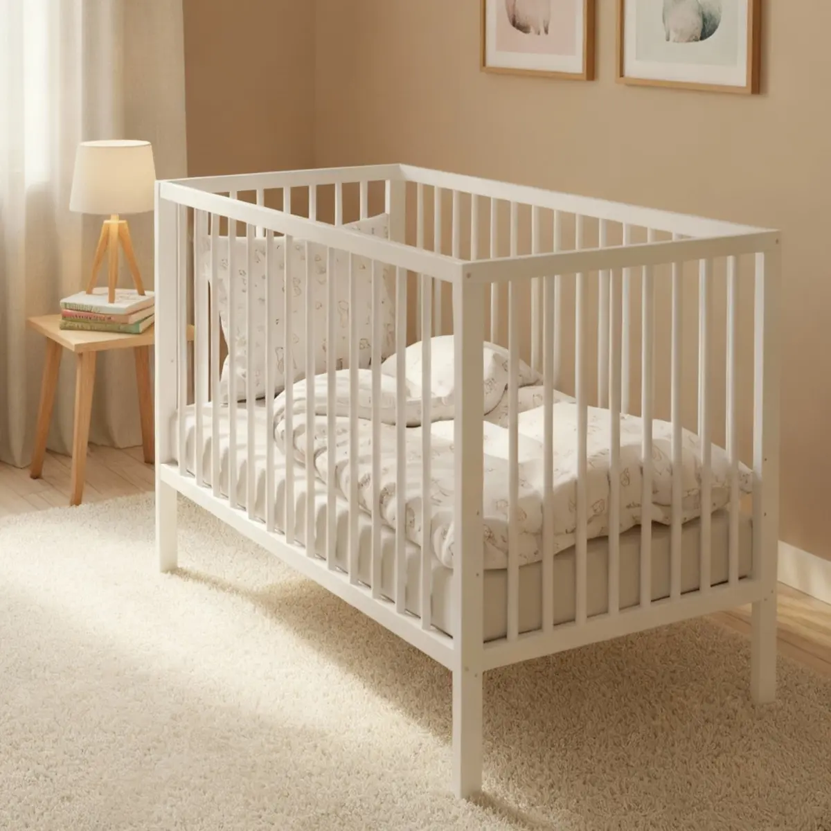 Sprinkelseng Nordlys, white