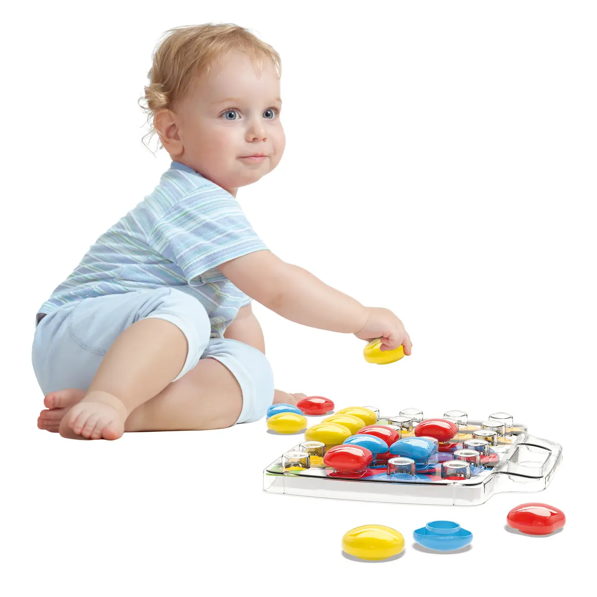Quercetti FantaColor Baby – Stiftmosaikk startsett (33 deler), multiple