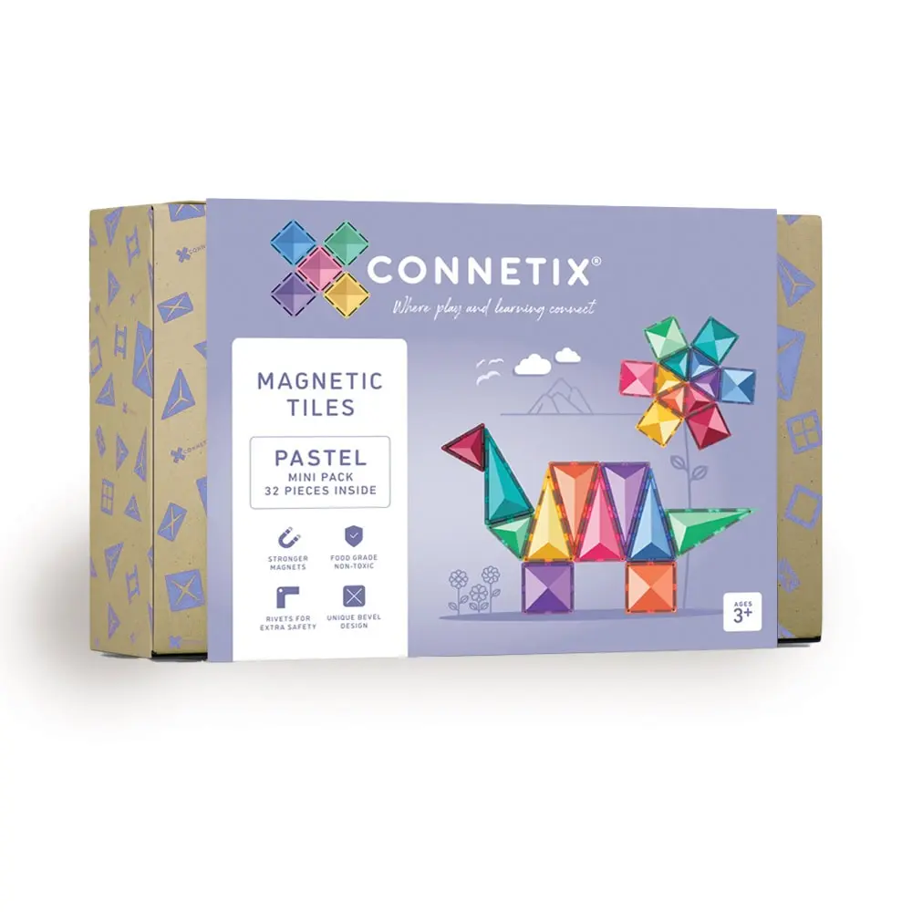 Mini Pack - magnetsett 32 deler - pastel, multiple