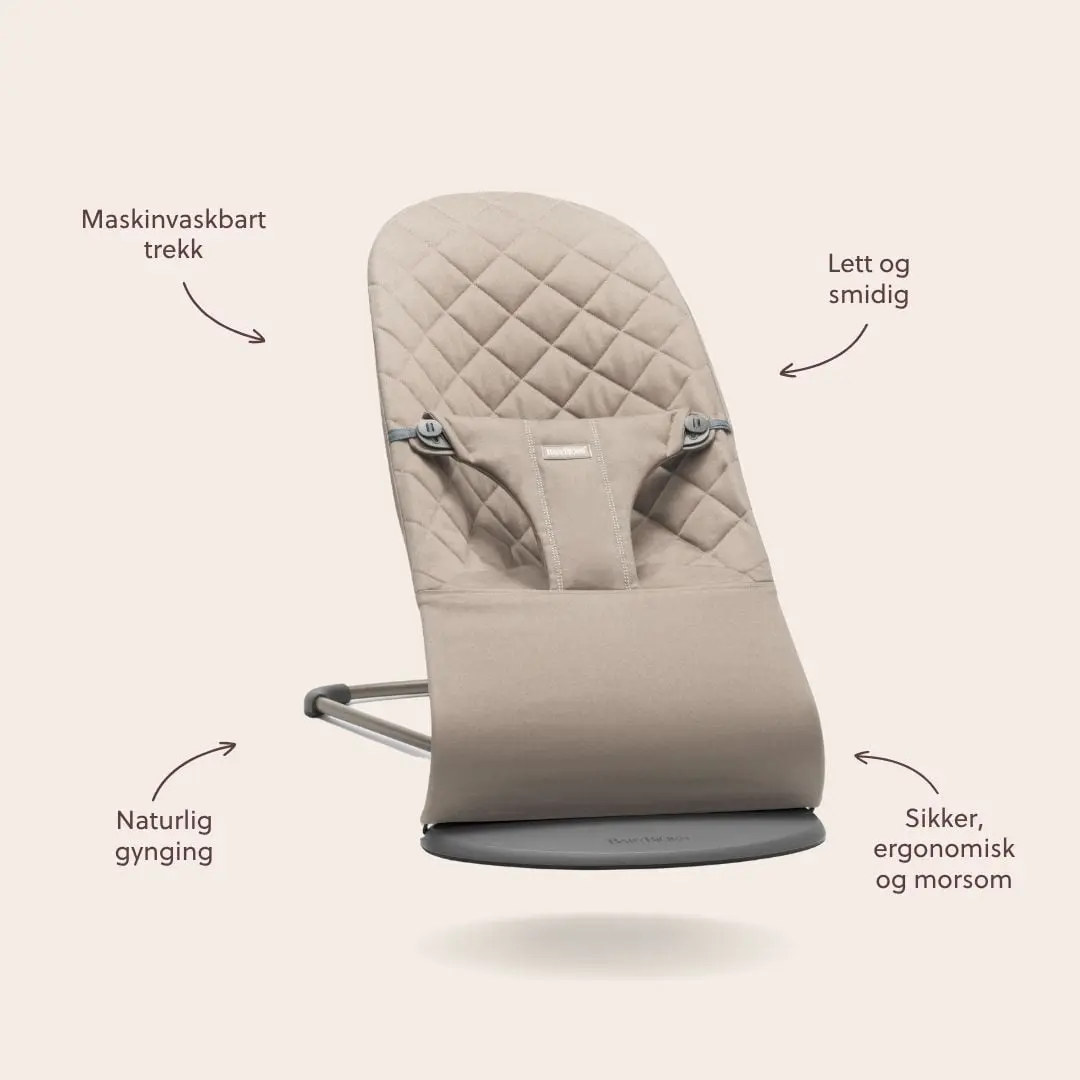 BabyBjörn Vippestol Bliss, sandgrey