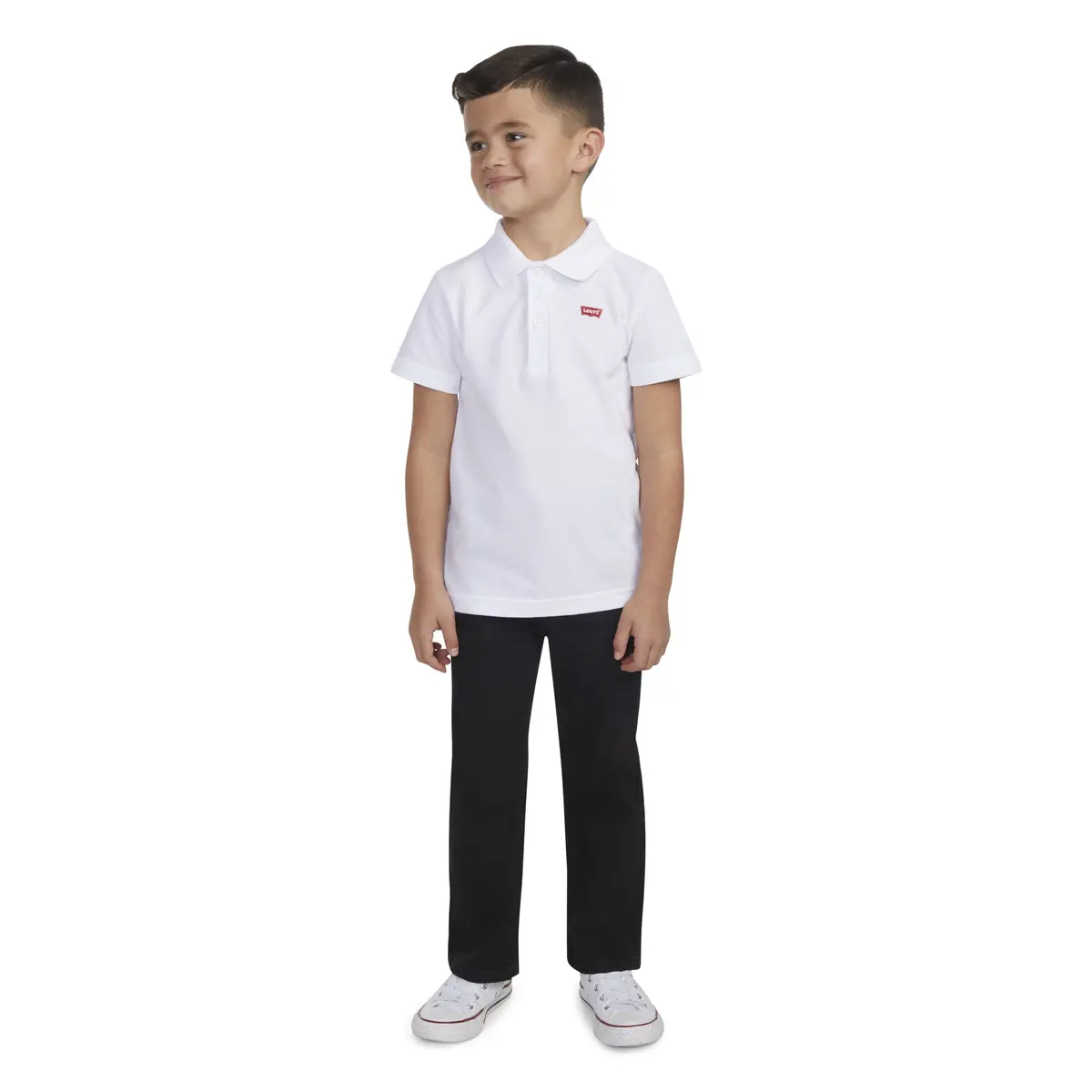 Levi's® Batwing Polo t-skjorte, whitered