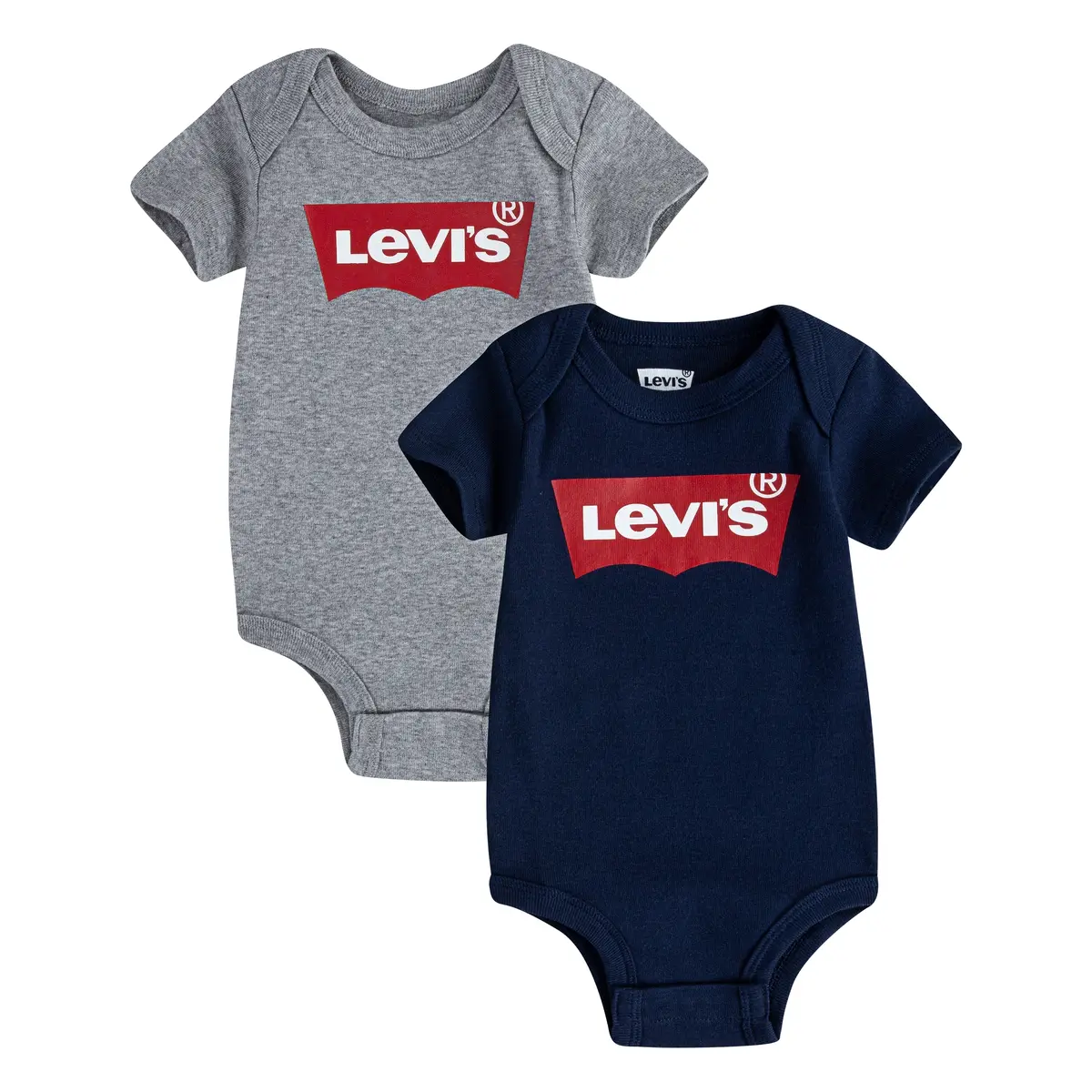 Levi's® Batwing 2pk body, greyheather