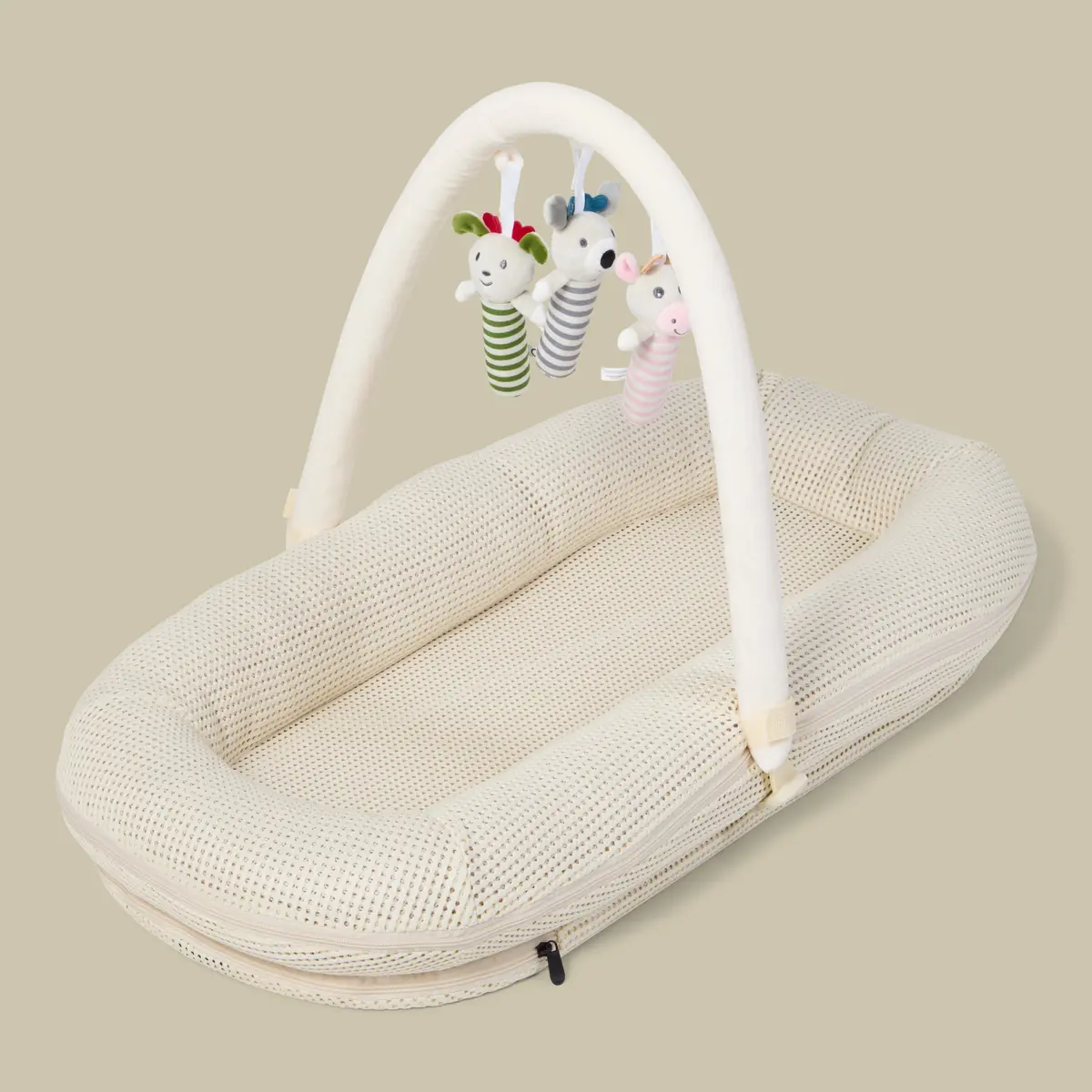 Babynest mesh, beige