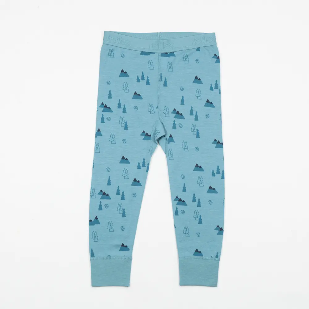 Bris merinoull/bambus babylongs, stoneblue