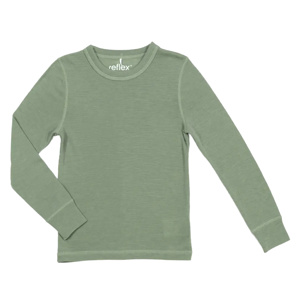 Frost trøye merinoull, olivegreen