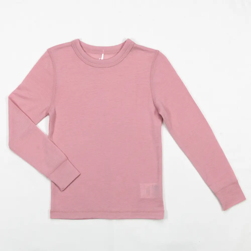 Frost trøye merinoull, blush