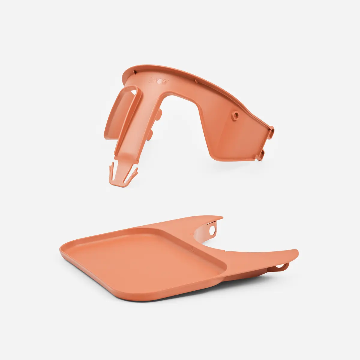 KLAPP® Sikkerhetsbøyle & spisebrett, terracottapink