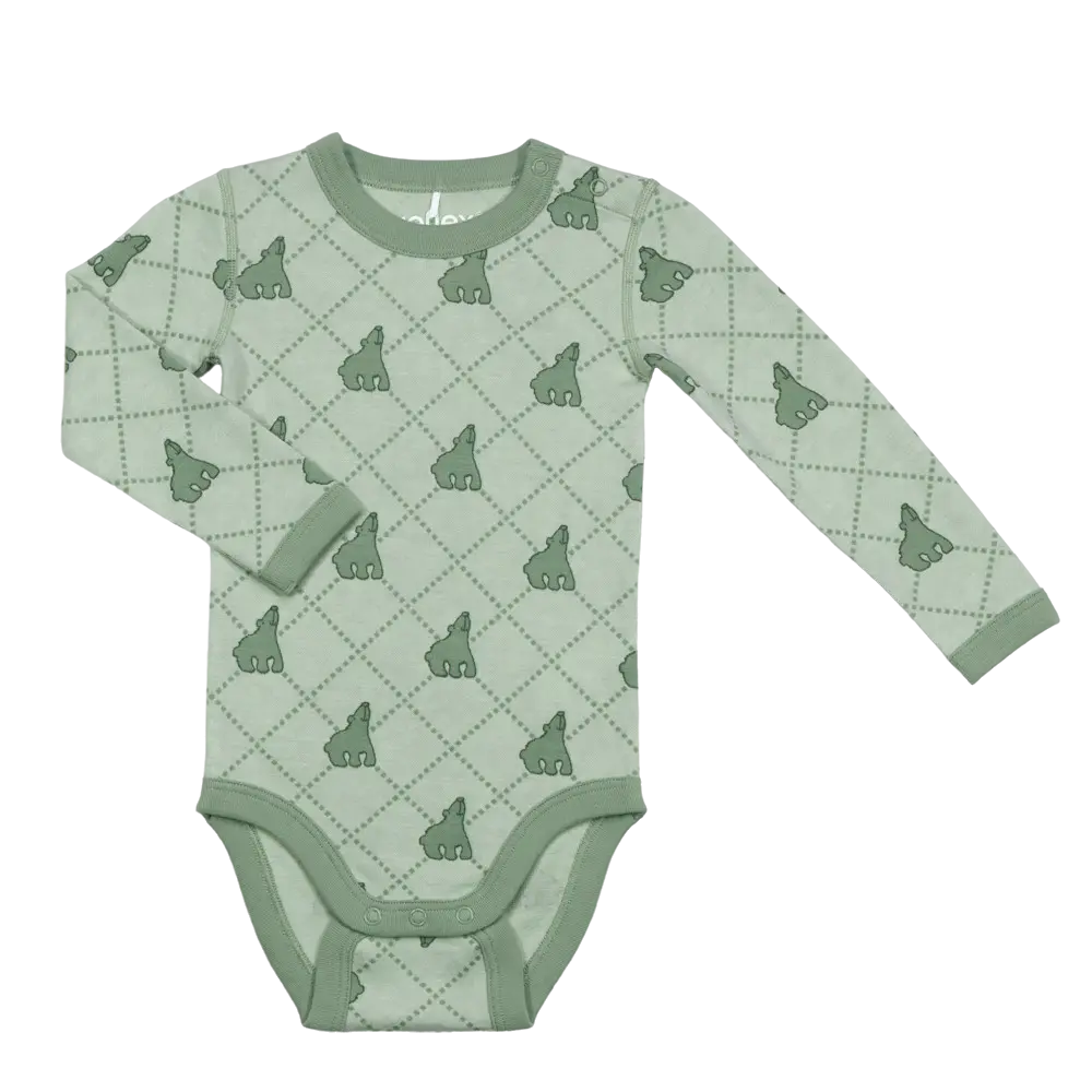 Snøfall body, sagegreen