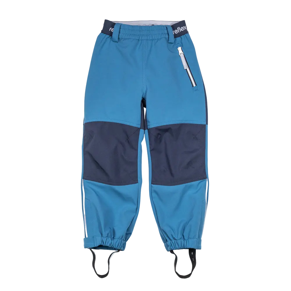 Fauske softshellbukse, nordicblue