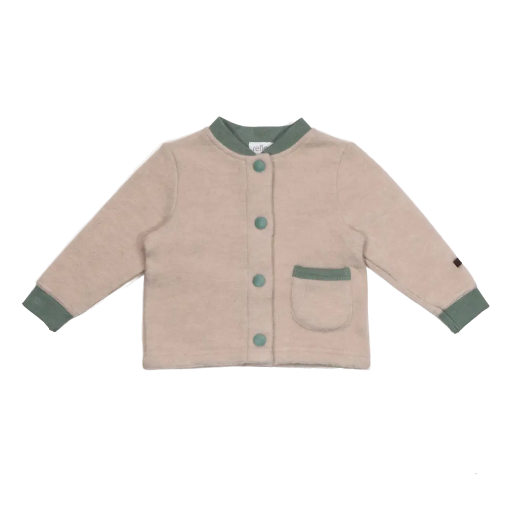 Tovdal jakke i tovet merinoull, olivegreen