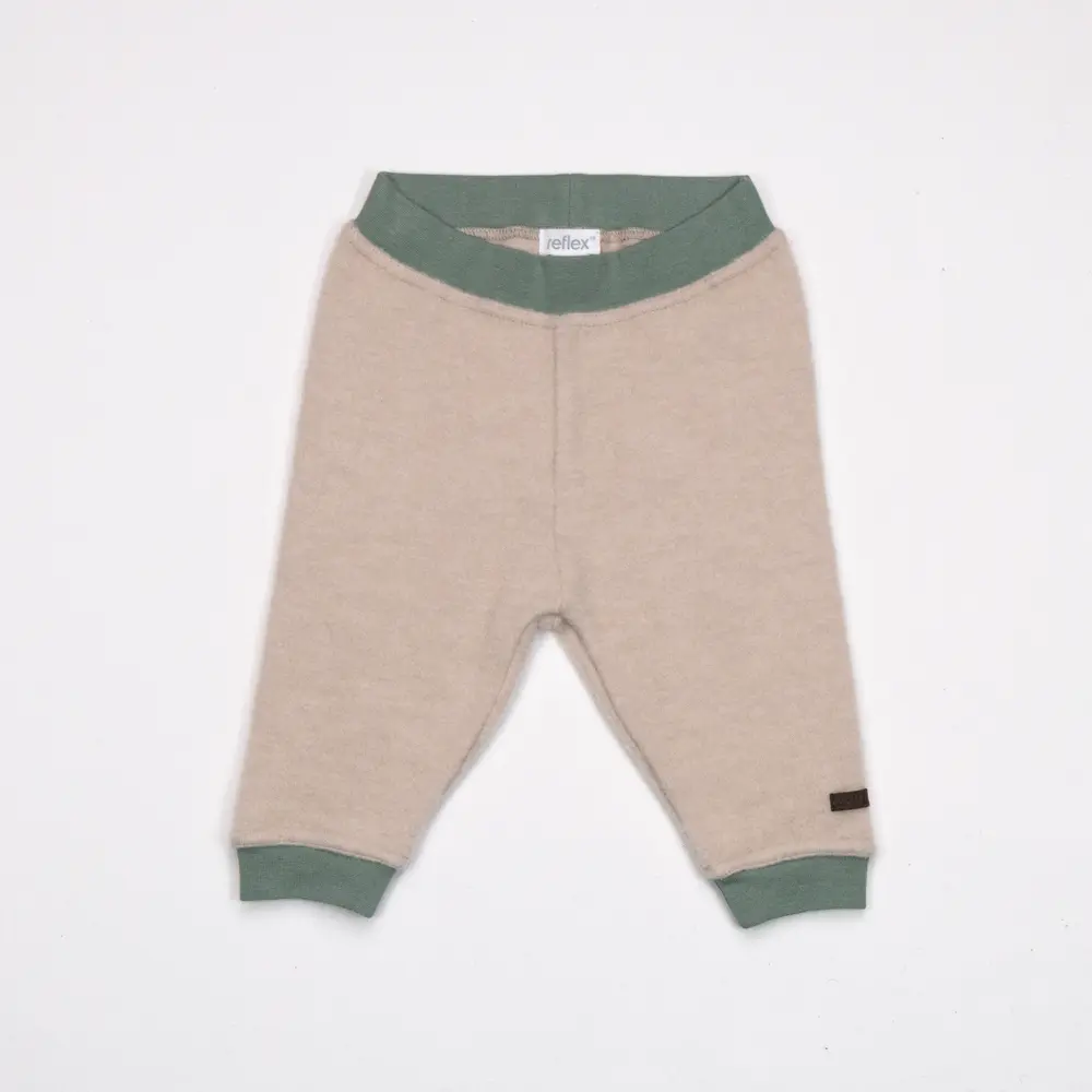 Tovdal bukse i tovet merinoull, olivegreen