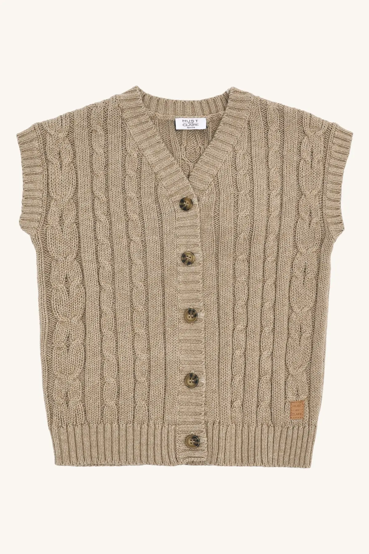 Hust & Claire Princo vest, biscuit
