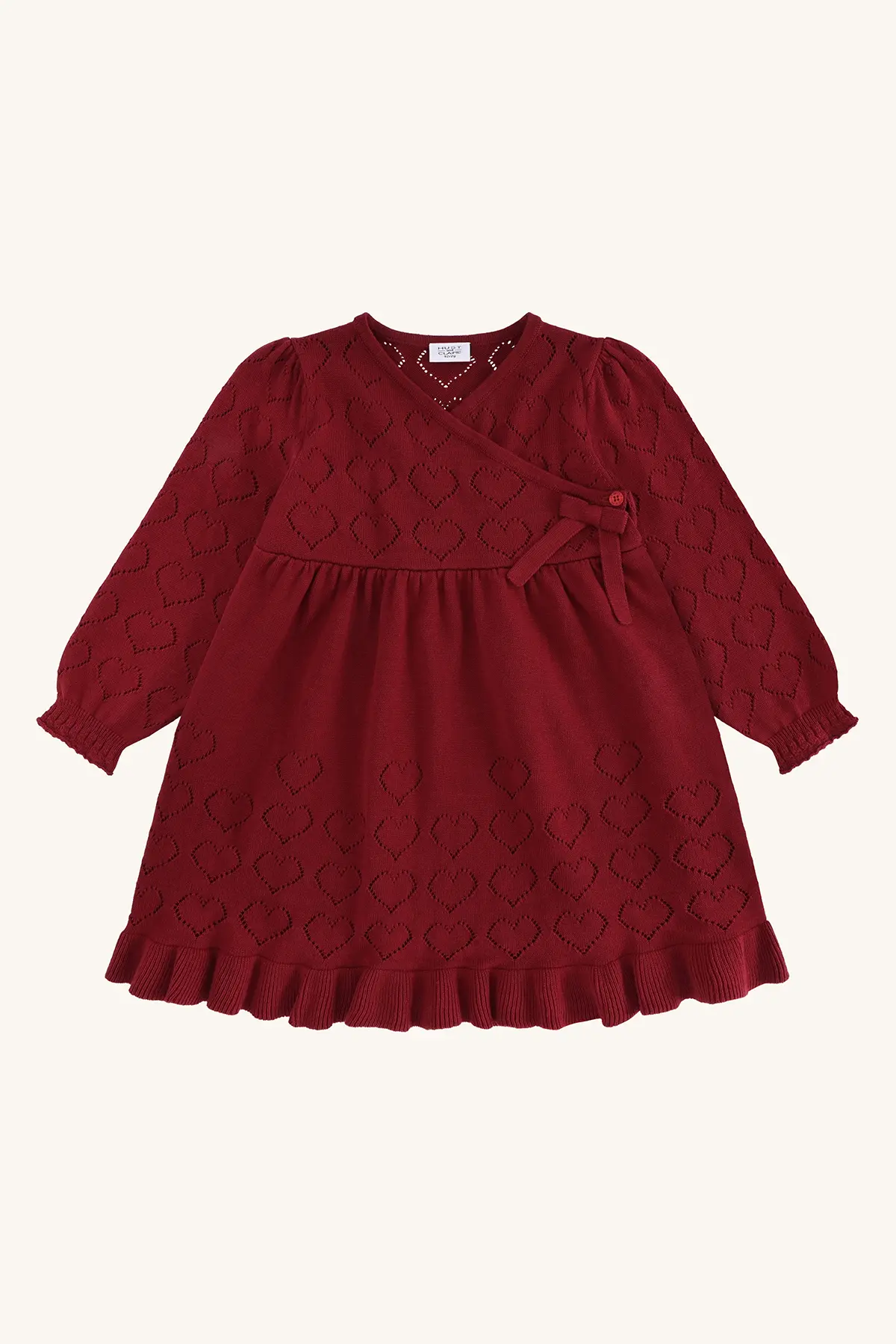Hust & Claire Karina Pointelle kjole, teaberry