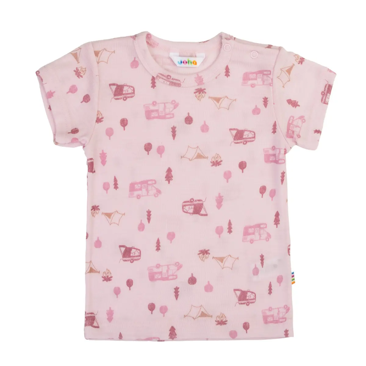 Joha ull t-skjorte, lightpink