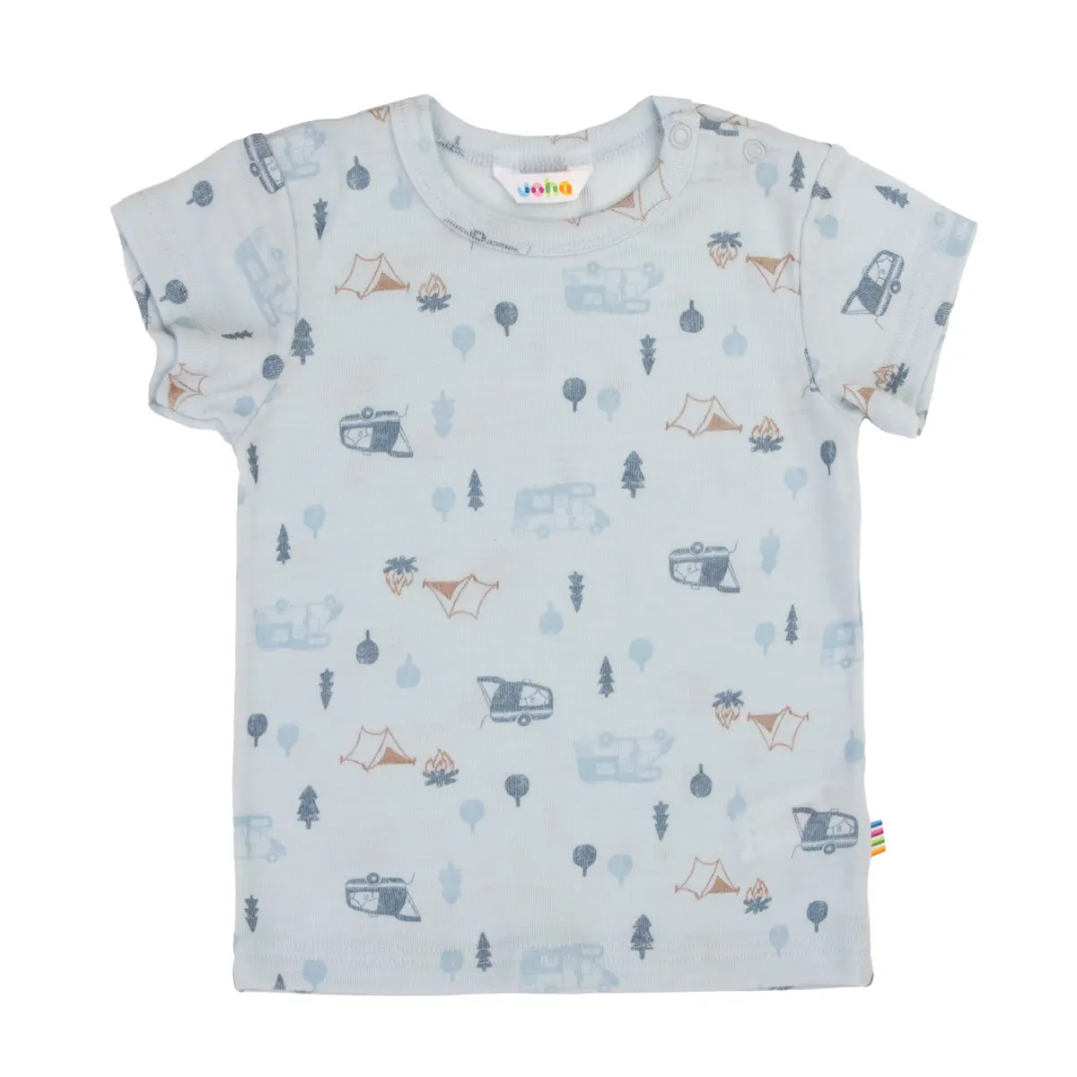 Joha ull t-skjorte, lightblue