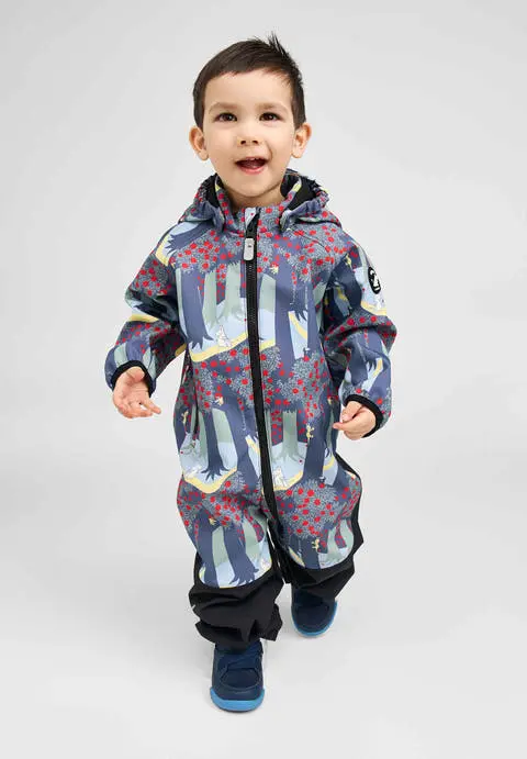 Reima Moomin Mjosa softshelldress, softblack