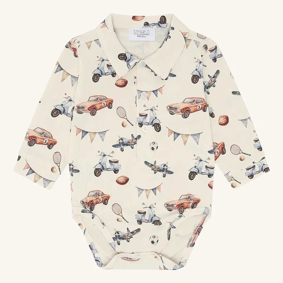 Hust & Claire Boye body - vintage, snowwhite