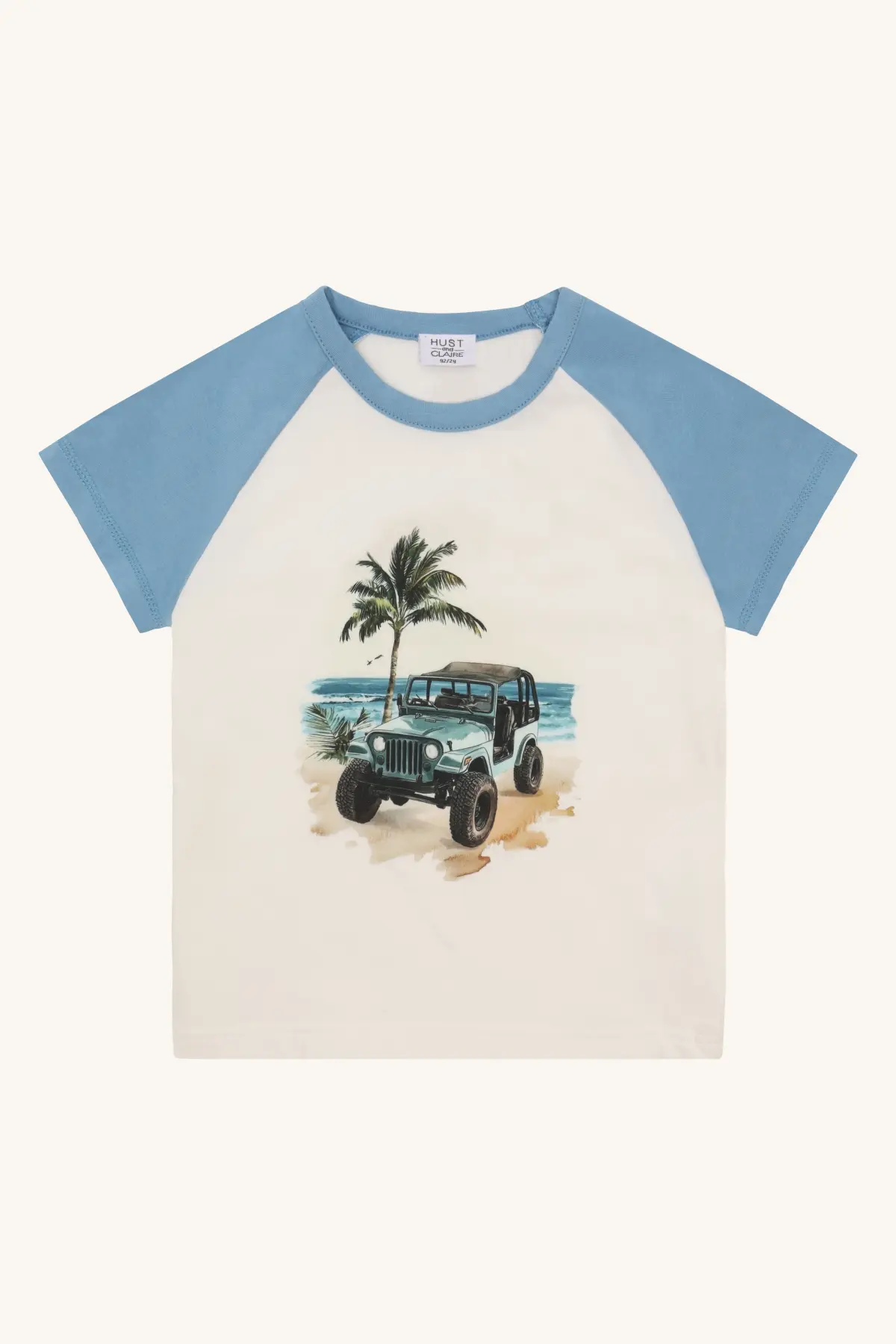 Hust & Claire Anton t-skjorte - jeep, glacier