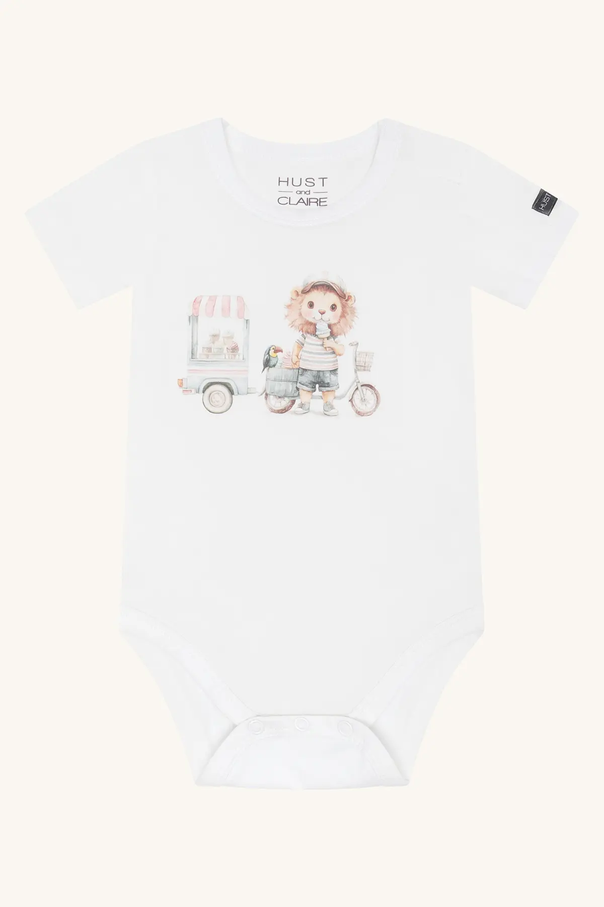 Hust & Claire Billy body - ice cream, ivory