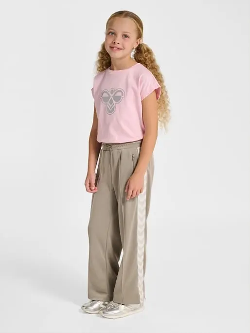 Hummel JR Wide leg joggebukse, rockridge