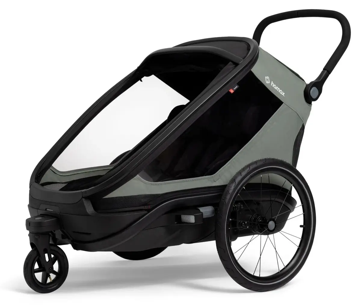 Outback Next sykkelvogn 2-seter, greenblack