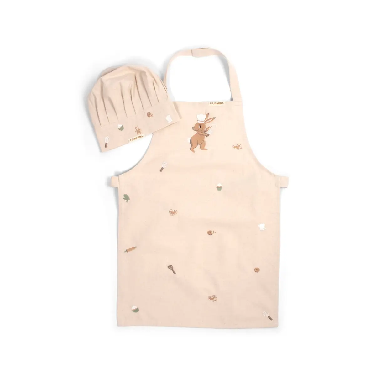 Forkle og kokkehatt - Wonderful Winter, beige