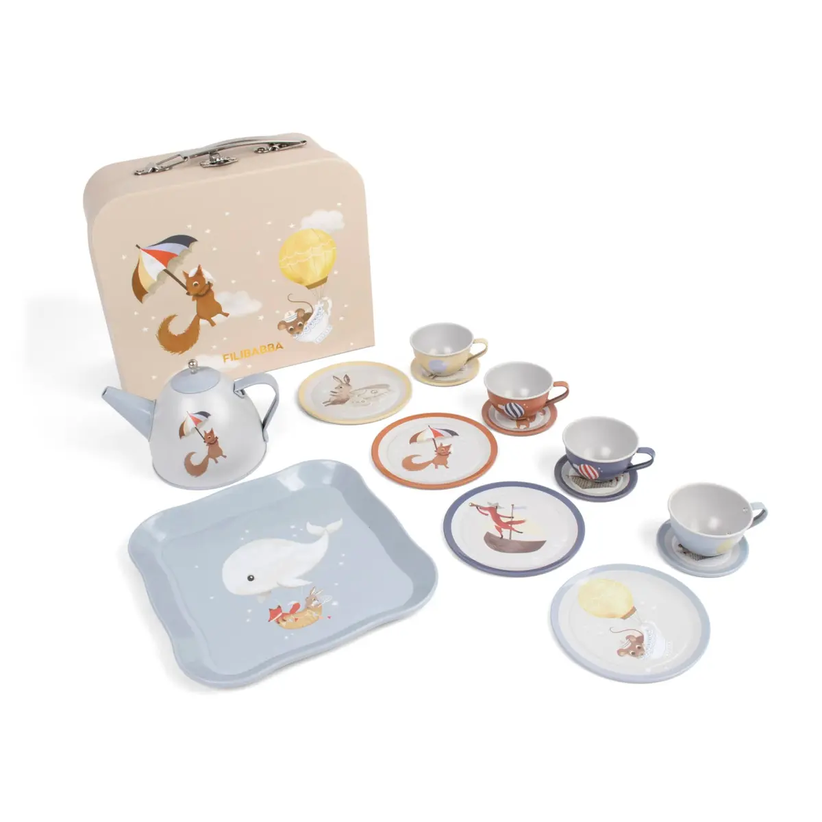 Lekekoffert Kaffe- & Tesett, multiple