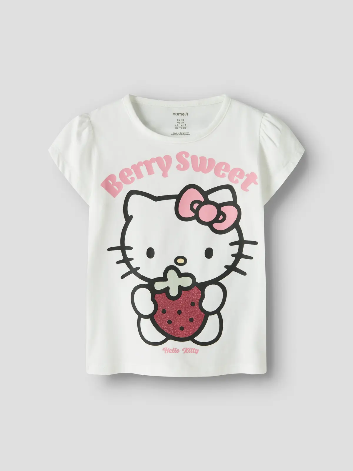 Name It Asda Hello Kitty t-skjorte, brightwhite