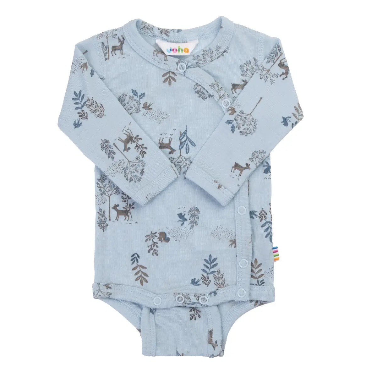 Joha ull/silke omslagsbody, blue