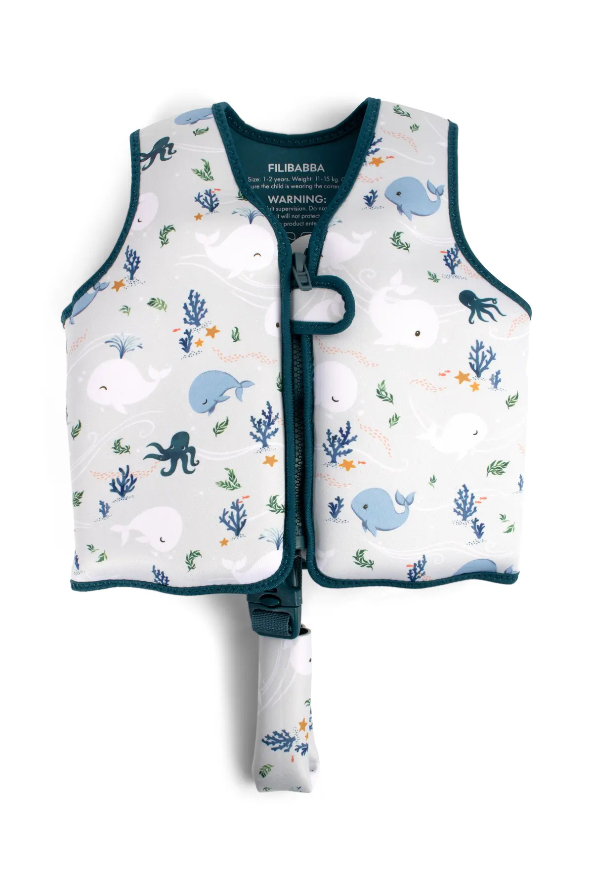 Filibabba svømmevest til barn, blue
