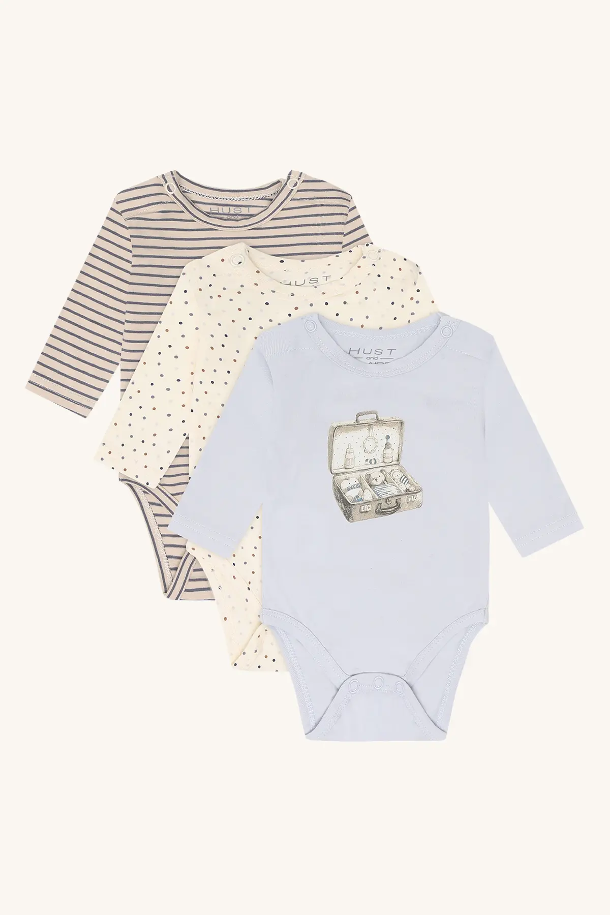 Hust & Claire Base 3pk body, abitblue