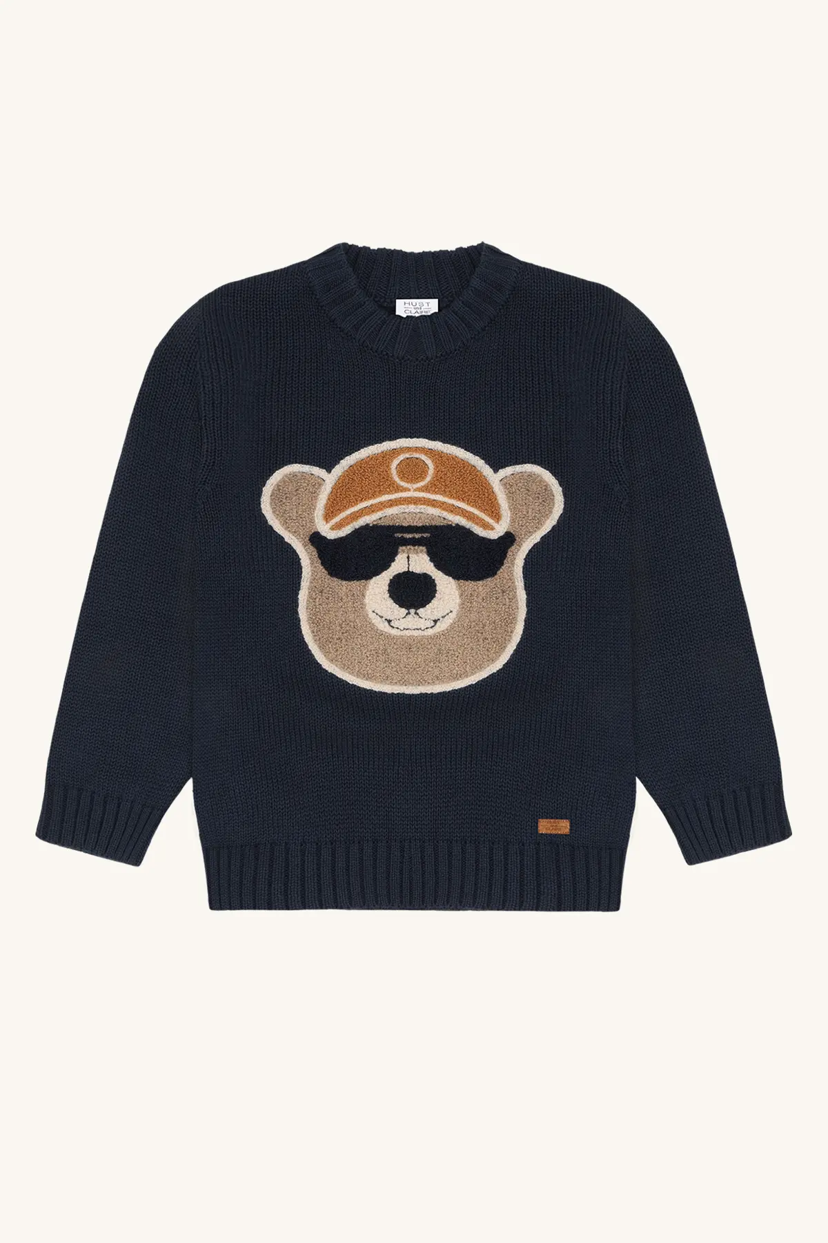 Hust & Claire Pelle genser - Bear, blues