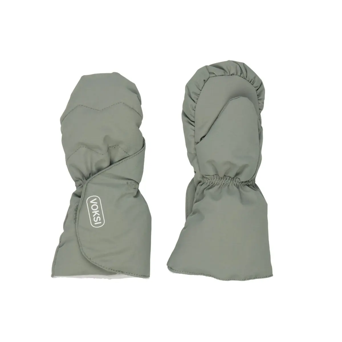 Voksi babyvotter, meadowgreen, lightgrey
