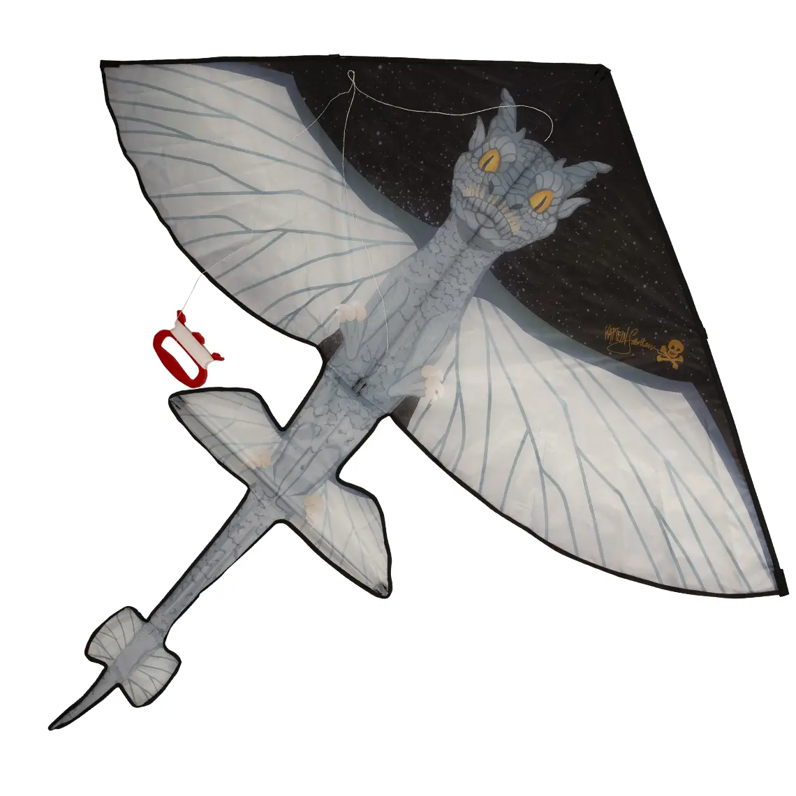 Kaptein Sabeltann drage, blackgrey