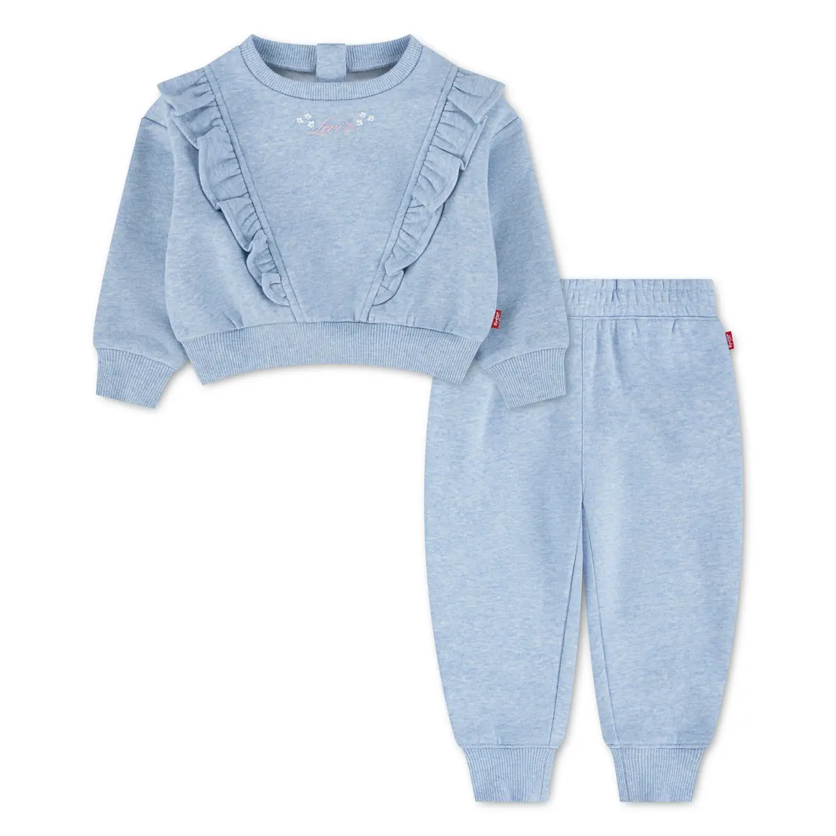 Levi's® Ruffled joggedress, skywayheather