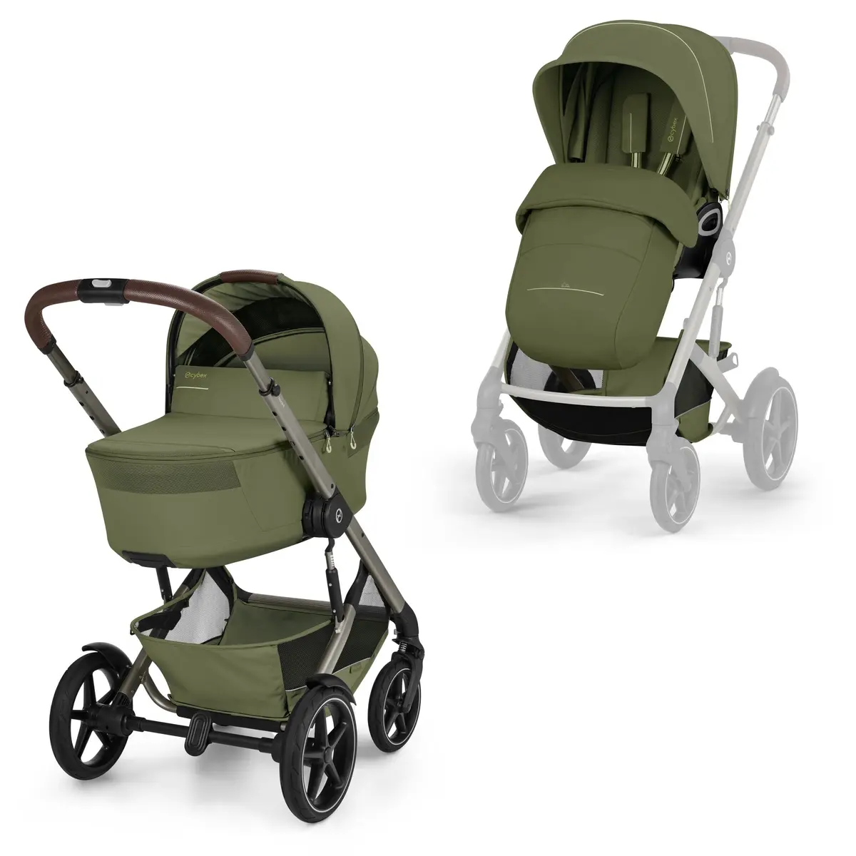 Talos S Lux inkl. Brettbar Liggedel (2026), mossgreen