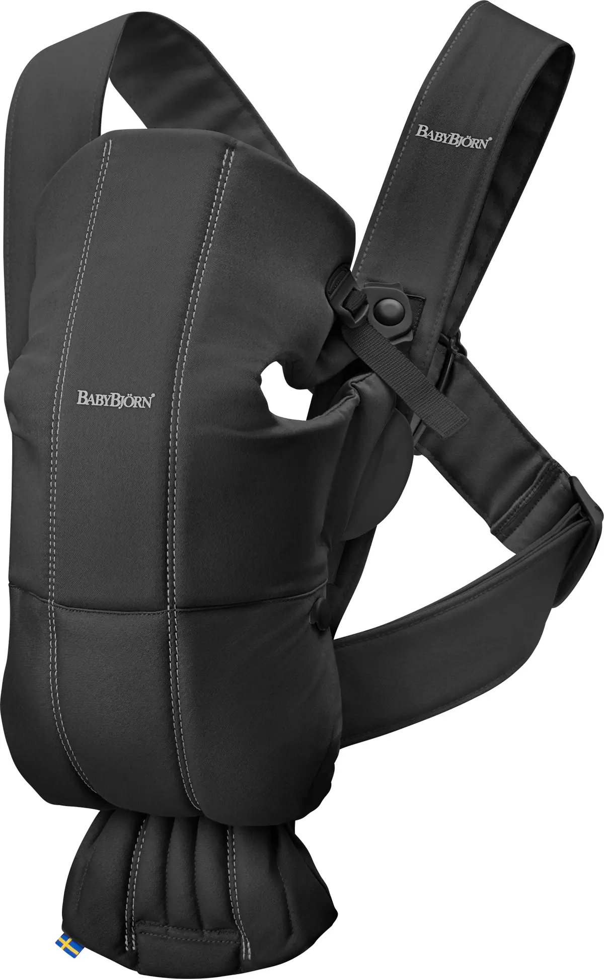 Bæresele Mini - Vevd, black