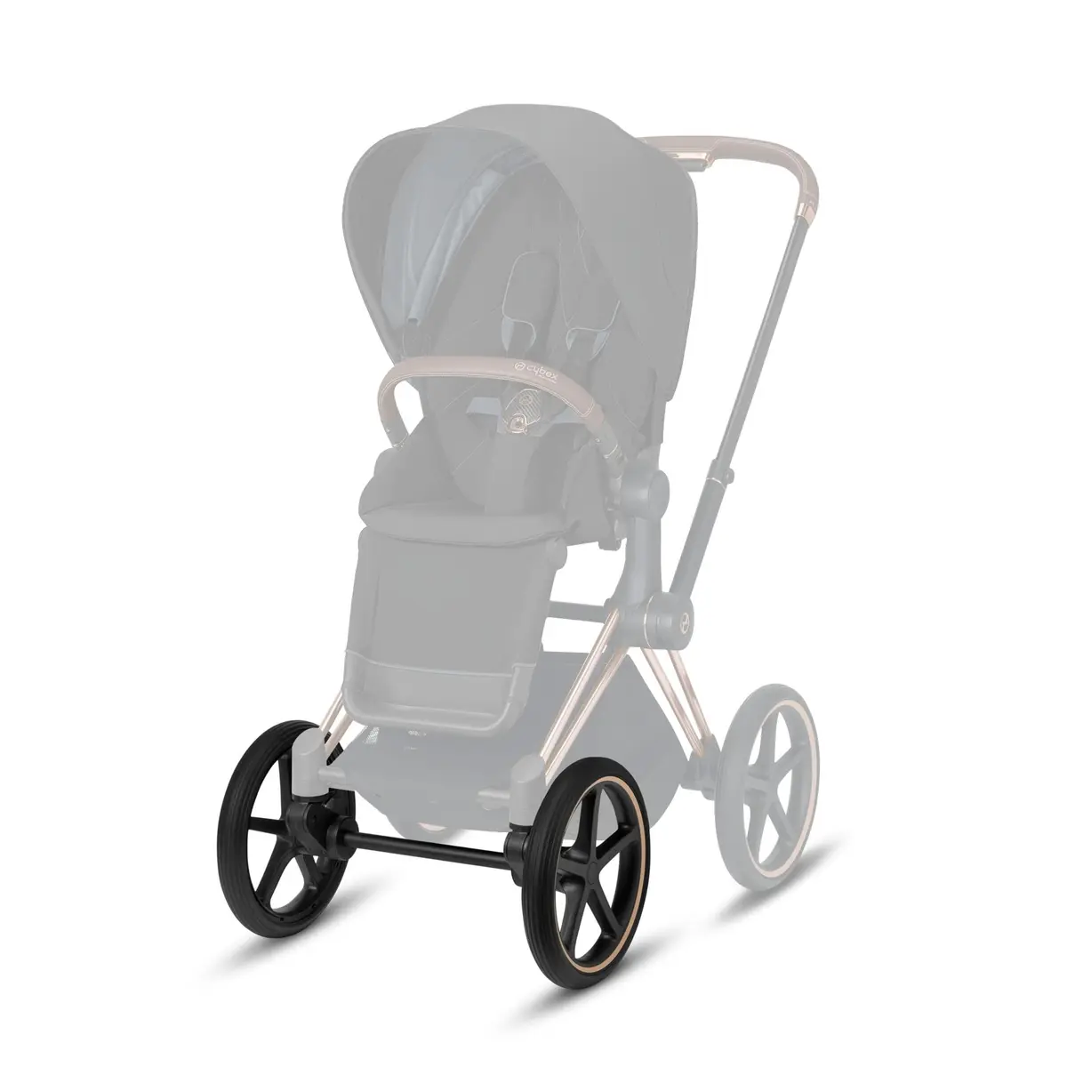 Platinum Priam terrenghjul, black