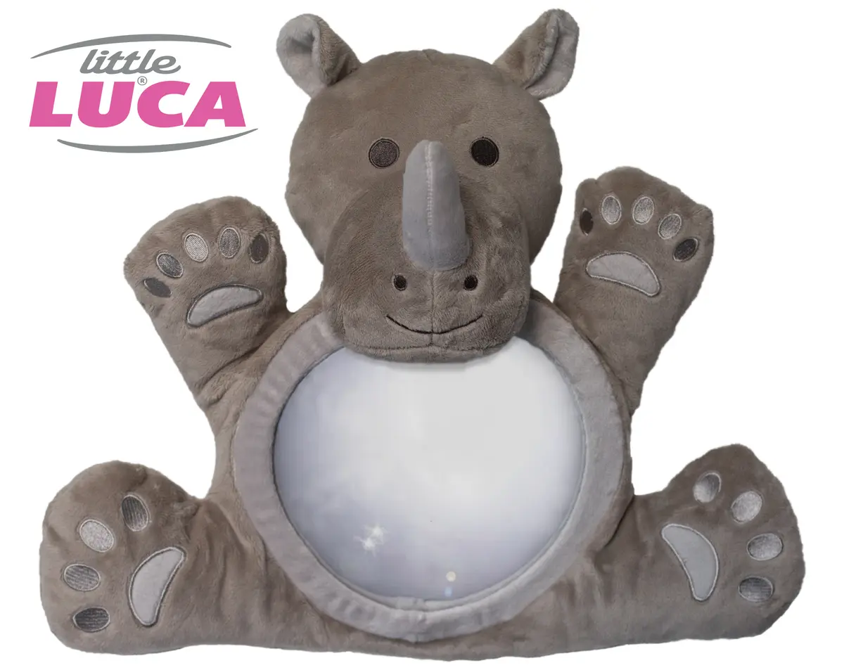 Luca bilstolspeil, grey, rhino