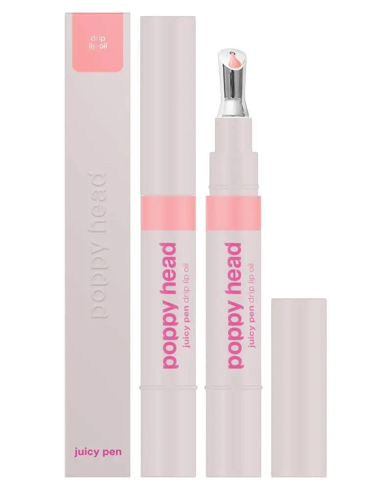 Poppy Head Juicy Pen Drip Lip Oil