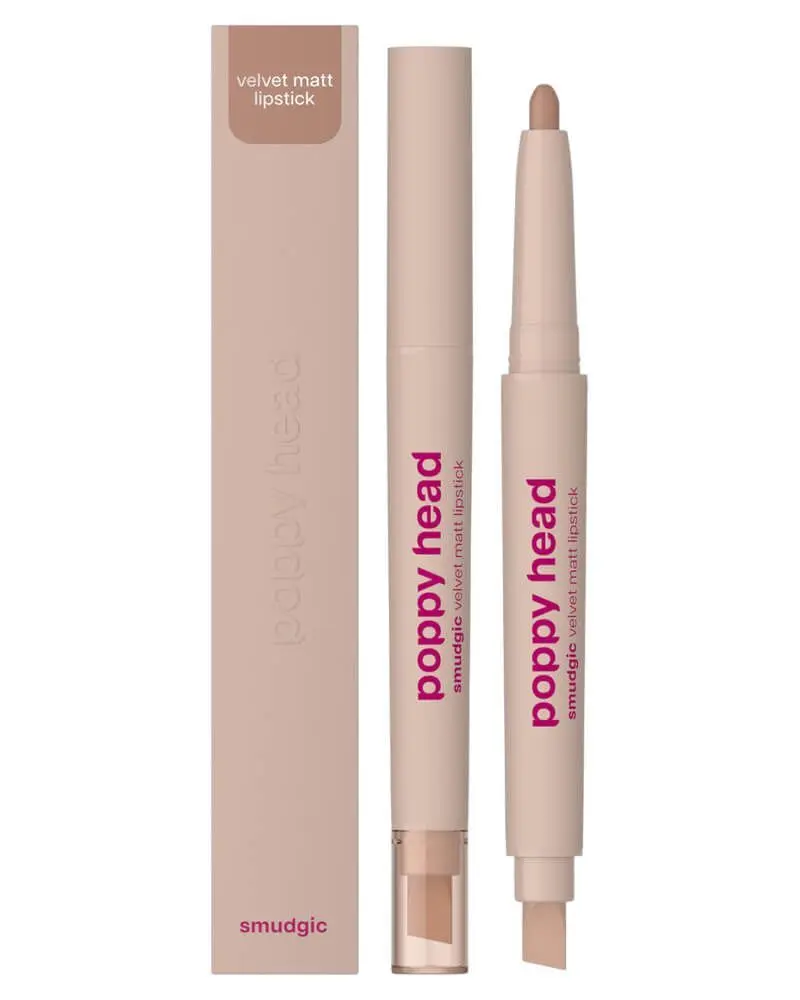 Poppy Head Smudgic Velvet Matt Lipstick 02 Spellbound Nude