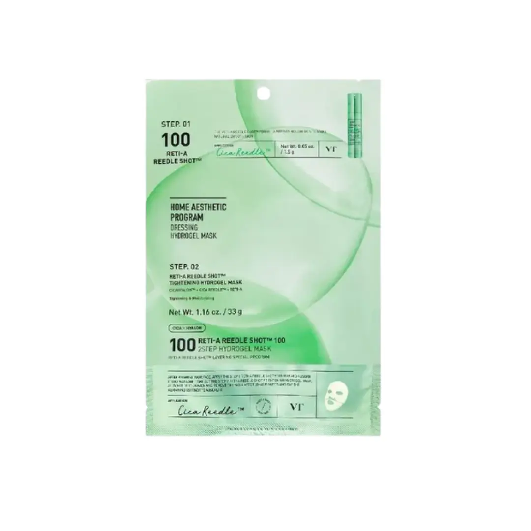 VT Cosmetics Reti-A Reedle Shot 100 2 Step Hydrogel Mask