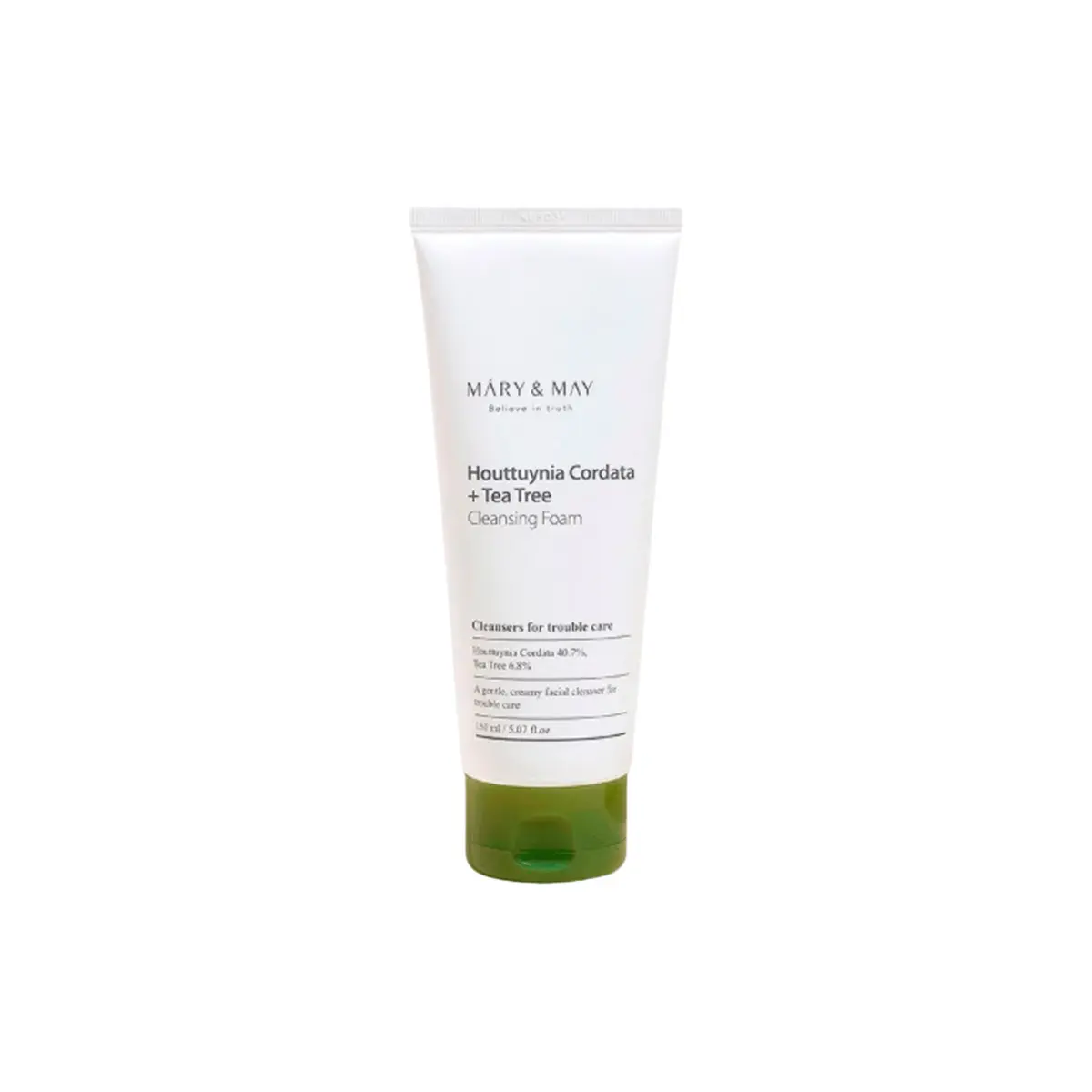 Mary & May Houttuynia Cordata + Tea Tree Cleansing Foam 150ml