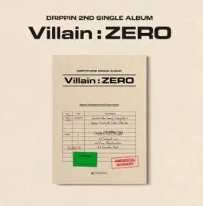 DRIPPIN - 2ND SINGLE ALBUM ( Villain : ZERO ) B VE (CD)