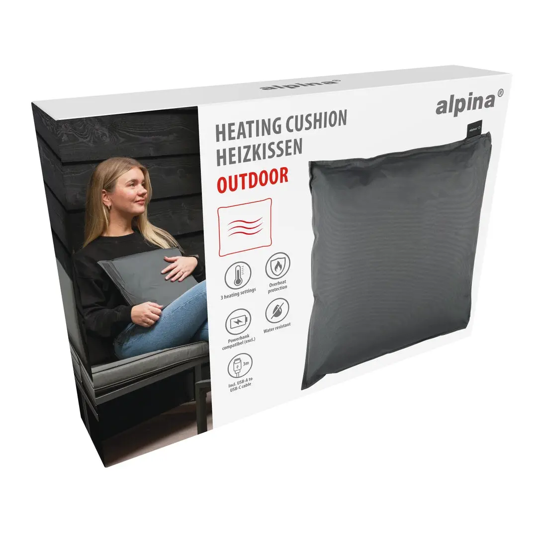 Alpina Varmepute Oppladbar 45x45cm | Flere Farger
